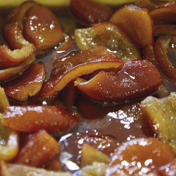 SCORZONE ARANCIA NATURALE QUARTI LATTA 5,6